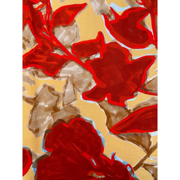 COS Printed Roll Sleeved Short Shift Dress Womens 2 Floral Abstract Art to Wear - Picture 8 of 11